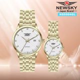 ĐỒNG HỒ NEWSKY NS5504L.S05 nữ máy quartz kính sapphire size 30mm 3ATM