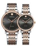ĐỒNG HỒ TOPHILL TA033GL.S7152 Nam, Nữ Dây thép 316L Máy Quartz (pin)  Kính Sapphire 3ATM