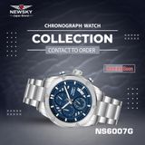 ĐỒNG HỒ NEWSKY NS6007G.S05 Nam máy quartz kính sapphire size 44mm 5ATM