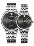 ĐỒNG HỒ TOPHILL TA033GL.S1152 Nam, Nữ Dây thép 316L Máy Quartz (pin)  Kính Sapphire 3ATM
