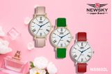 ĐỒNG HỒ NEWSKY NS5502L.L05 nữ máy quartz kính sapphire size 30mm 3ATM