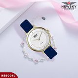 ĐỒNG HỒ NEWSKY NS5004L.L05 Nữ Máy quartz Kính sapphire Size 32mm 3ATM