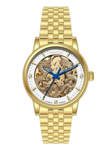 ĐỒNG HỒ BESTDON BD77131G-B05 Nam Máy automatic Dây thép 316L Sapphire 5ATM