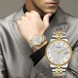 ĐỒNG HỒ TOPHILL TW091G.S6257 Nam máy quartz kính sapphire size 40mm 5ATM