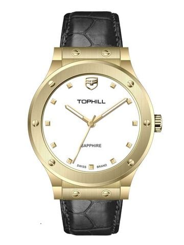 ĐỒNG HỒ TOPHILL TA053L.SB2652 Nữ Máy quartz Dây da Kính sapphire 5ATM