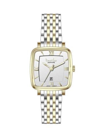 ĐỒNG HỒ BESTDON BD99304L-B03 Nữ Dây thép 316L Máy Quartz Sapphire Size 28x29mm 3ATM