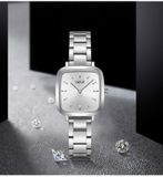 ĐỒNG HỒ TOPHILL TH005L.S1252 Nữ máy quartz kính sapphire size 26x27mm 3ATM