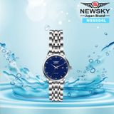ĐỒNG HỒ NEWSKY NS5504L.S02 nữ máy quartz kính sapphire size 30mm 3ATM