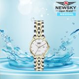 ĐỒNG HỒ NEWSKY NS5504L.S04 nữ máy quartz kính sapphire size 30mm 3ATM