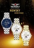 ĐỒNG HỒ NEWSKY NS6002G.S03 Nam máy quartz Kính sapphire Size 40mm 5ATM