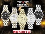 ĐỒNG HỒ NEWSKY NS5001G.S04 Nam Máy quartz Kính sapphire Size 39mm 3ATM