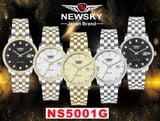 ĐỒNG HỒ NEWSKY NS5001G.S03 Nam Máy quartz Kính sapphire Size 39mm 3ATM