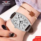ĐỒNG HỒ NEWSKY NS5003L.L07 Nữ máy quartz Kính sapphire Size 28x38mm 3ATM