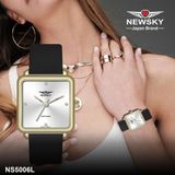 ĐỒNG HỒ NEWSKY NS5006L.L06 Nữ Máy quartz Kính sapphire Size 27mm 3ATM