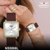 ĐỒNG HỒ NEWSKY NS5006L.L05 Nữ máy quartz kính sapphire size 27mm 3ATM