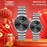 ĐỒNG HỒ NEWSKY NS5010L.S02 Nữ máy quartz kính sapphire size 31mm 3ATM