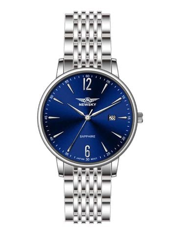 ĐỒNG HỒ NEWSKY NS5010G.S06 Nam máy quartz kính sapphire size 38mm 3ATM