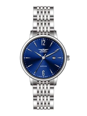 ĐỒNG HỒ NEWSKY NS5010L.S06 Nữ máy quartz kính sapphire size 31mm 3ATM