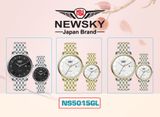 ĐỒNG HỒ NEWSKY NS5015L.S02 Nữ máy quartz Kính sapphire Size 36mm 3ATM