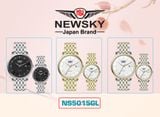 ĐỒNG HỒ NEWSKY NS5015G.S03 Nam máy quartz Kính sapphire Size 40mm 3ATM