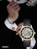 ĐỒNG HỒ NEWSKY NS8001G.L01 Nam máy automatic Kính sapphire Size 41mm 5ATM