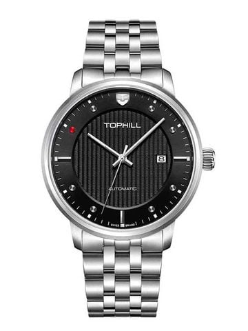 ĐỒNG HỒ TOPHILL TA032G.S1138 Nam dây Thép 316L máy Automatic kính Sapphire Size 42mm 5ATM