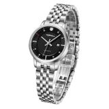 ĐỒNG HỒ TOPHILL TA032L.S1138 Nữ dây Thép 316L máy Automatic kính Sapphire Size 30mm 5ATM