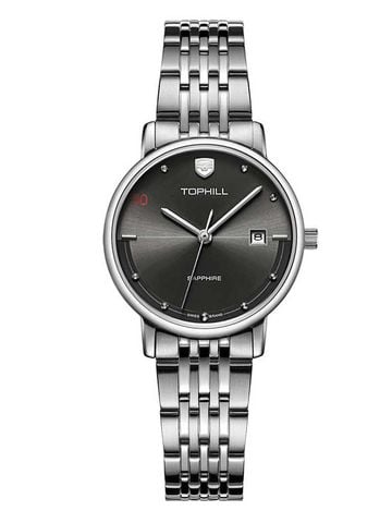 ĐỒNG HỒ TOPHILL TA033L.S1152 Nữ dây Thép 316L máy Quartz kính Sapphire Size 29mm 3ATM