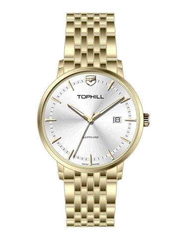 ĐỒNG HỒ TOPHILL TA038G.S2652 Nam Máy Quartz(pin) Kính sapphire Size 40mm 5ATM