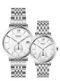 ĐỒNG HỒ TOPHILL TA051G.S1652 & TA051L.S1652 Cặp Máy quartz(pin) Kính sapphire 3ATM