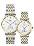 ĐỒNG HỒ TOPHILL TA051G.S6652 & TA051L.S6652 Cặp Máy quartz(pin) Kính sapphire 3ATM