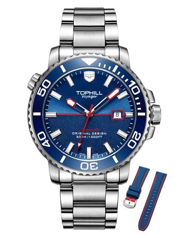 ĐỒNG HỒ TOPHILL TD003G.S1359 Nam Máy Automatic Kính sapphire Size 45mm 30ATM