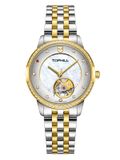 ĐỒNG HỒ TOPHILL TE035L.M6238 Nữ dây Thép 316L máy Automatic kính Sapphire Size 31mm 5ATM