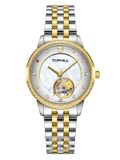 ĐỒNG HỒ TOPHILL TE035L.M6238 Nữ dây Thép 316L máy Automatic kính Sapphire Size 31mm 5ATM