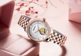 ĐỒNG HỒ TOPHILL TE035L.M7238 Nữ dây Thép 316L máy Automatic kính Sapphire Size 31mm 5ATM