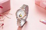 ĐỒNG HỒ TOPHILL TE035L.M7238 Nữ dây Thép 316L máy Automatic kính Sapphire Size 31mm 5ATM