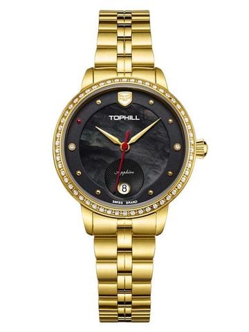 ĐỒNG HỒ TOPHILL TE037L.M2037 Nữ dây máy Quartz kính Sapphire Size 32mm 5ATM