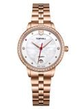 ĐỒNG HỒ TOPHILL TE037L.M3237 Nữ dây Thép 316L máy Quartz kính Sapphire Size 32mm 5ATM