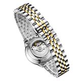 ĐỒNG HỒ TOPHILL TE039L.S6238 Nữ dây Thép 316L máy Automatic kính Sapphire Size 28mm 5ATM