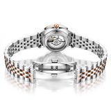 ĐỒNG HỒ TOPHILL TE039L.S7238 Nữ dây Thép 316L máy Automatic kính Sapphire Size 28mm 5ATM
