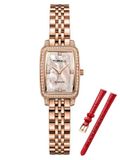 ĐỒNG HỒ TOPHILL TE051L.S3837 Nữ dây và vỏ Thép 316L máy Quartz kính Sapphire Size 19x25mm 3ATM