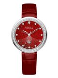 ĐỒNG HỒ TOPHILL TE065L.MR1737 Nữ Máy quartz(pin) Dây da Kính sapphire 3ATM