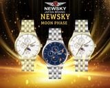 ĐỒNG HỒ NEWSKY NS6002G.S05 Nam máy quartz Kính sapphire Size 40mm 5ATM