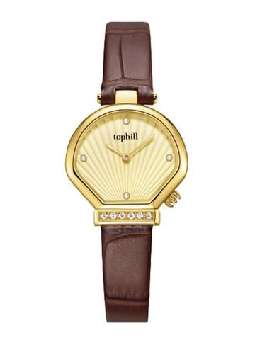 ĐỒNG HỒ TOPHILL TOC001L.Z2932 Nữ máy quartz kính sapphire size 27x30mm 3ATM