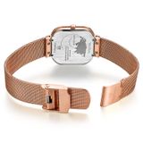 ĐỒNG HỒ TOPHILL TS003L.S3292 Nữ dây Lưới máy Quartz kính Sapphire Size 27x27mm 3ATM