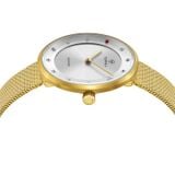 ĐỒNG HỒ TOPHILL TS006L.S2637 Nữ Dây lưới Máy Quartz (pin) Kính Sapphire Size 33mm 3ATM