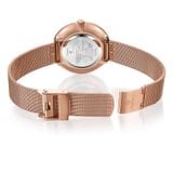 TOPHILL TS006L.S3637 Nữ, dây Lưới, vỏ Thép 316L, máy Quartz, kính Sapphire, chịu nước 3ATM