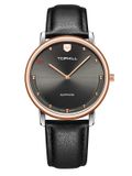 ĐỒNG HỒ TOPHILL TS011G.PB7052 Nam Dây da Máy Quartz Kính Sapphire Size 40mm 3ATM