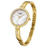 ĐỒNG HỒ TOPHILL TS012L.S2237 Nữ dây Thép 316L máy Quartz kính Sapphire Size 27mm 3ATM