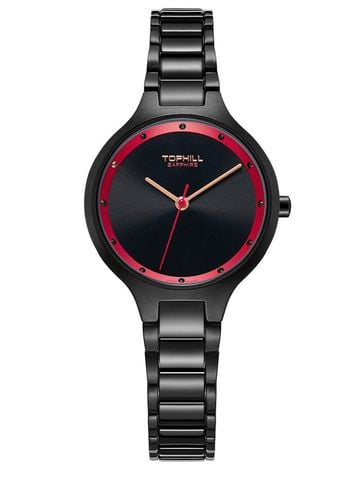 ĐỒNG HỒ TOPHILL TS015L.S5137 Nữ dâyThép 316L máy Quartz kính Sapphire Size 30mm 3ATM